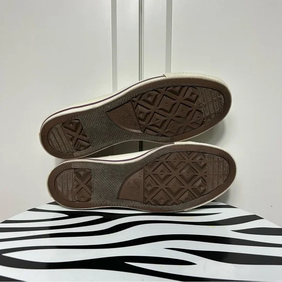 Converse ctas low polka dot heart purple beige - Picture 7 of 8